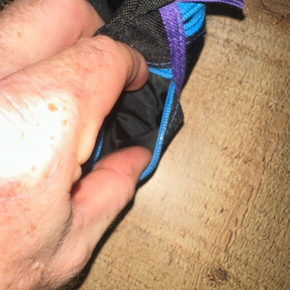 Vintage 80s 90’s Golds Gym Neon Canvas Fanny Waist Pack Bag Athletic Rare - Picture 7 of 15